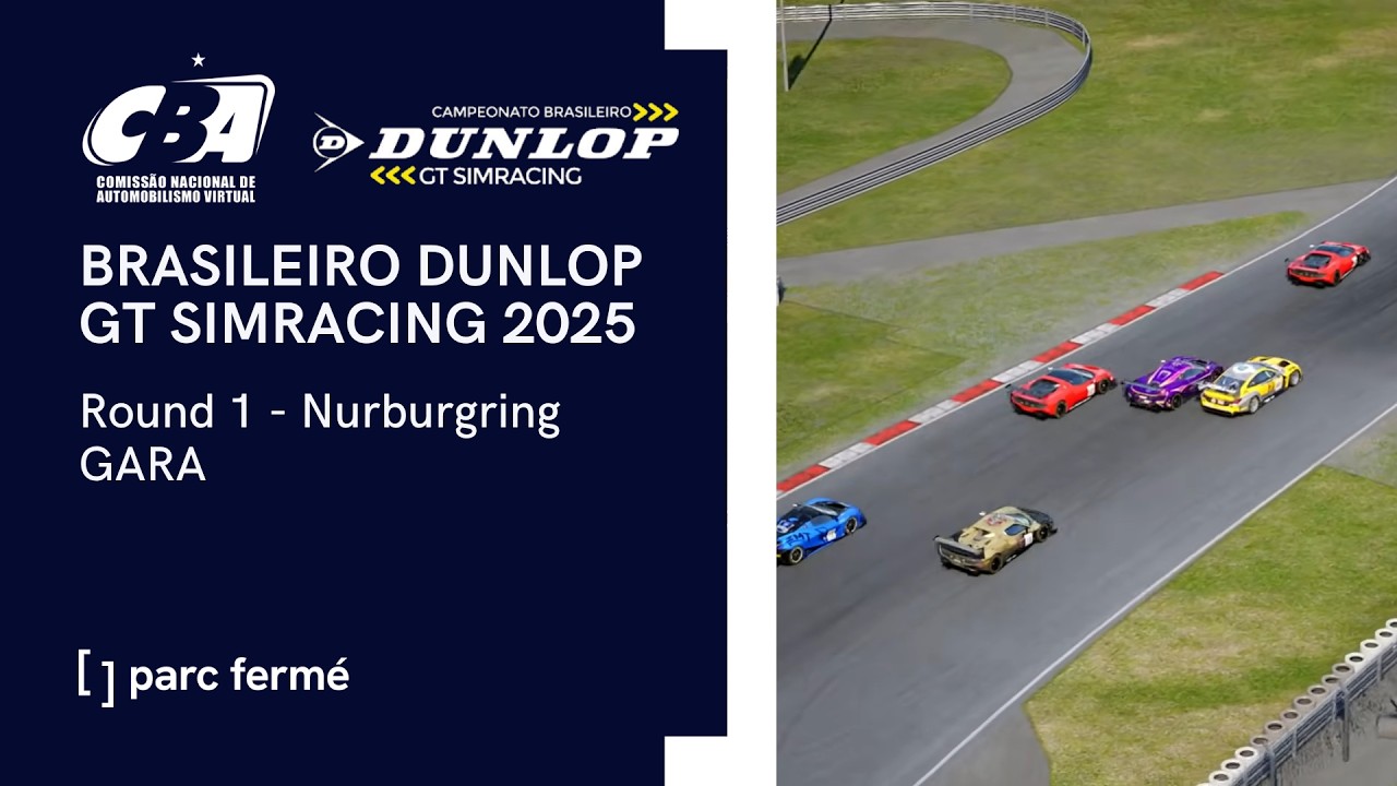 CBA Brasileiro Dunlop GT Simrace | Round 1: Nurburgring - Gara
