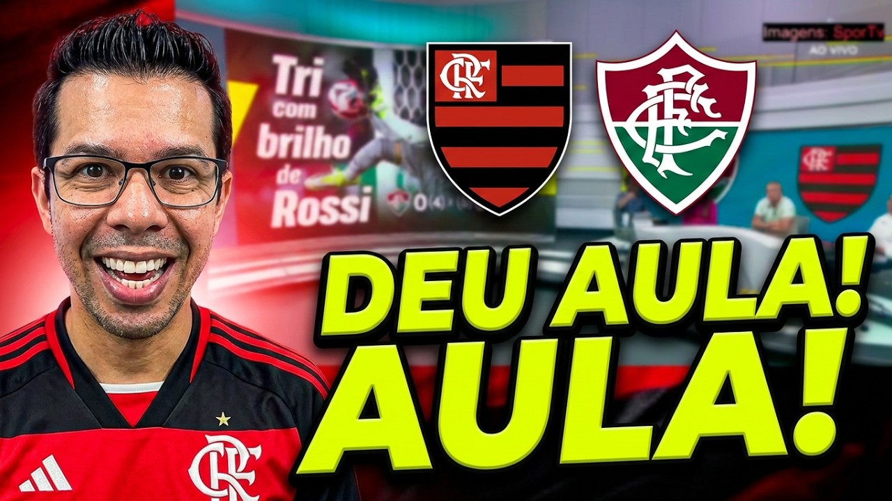 PAULO NUNES DEU AULA! FLAMENGO TRICAMPEÃO CARIOCA - ROSSI É O MELHOR!!!