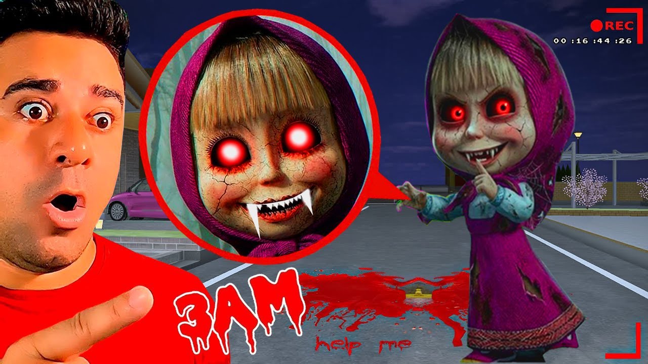 ENCONTREI a MASHA.EXE VAMPIRA NA VIDA REAL AS 3 HORAS DA MANHÃ!