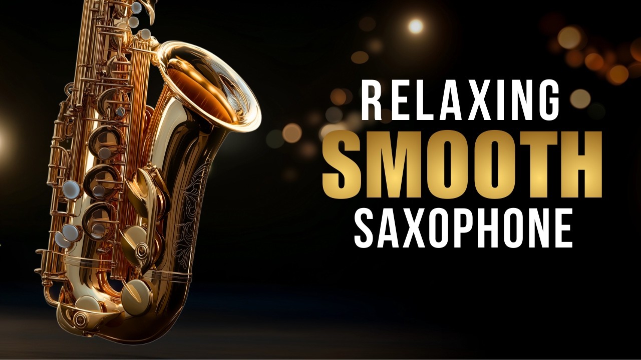 Smooth Saxophone Jazz Instrumental 🌙 Midnight music for stress relief