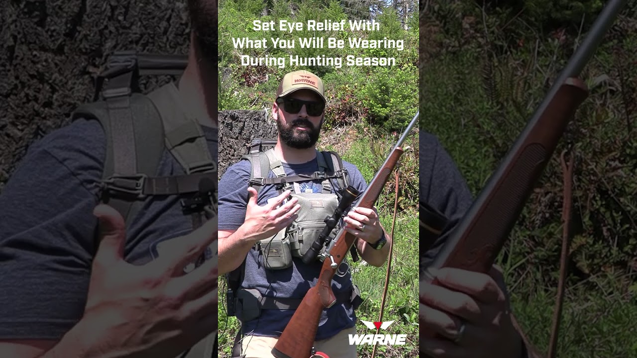 Hunting Rifle Eye Relief Tip and Reminder 