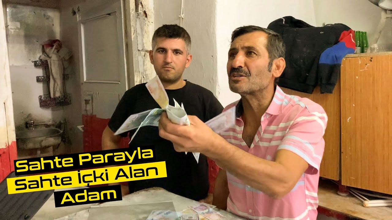 Sahte Parayla Sahte İçki Alan Adam - Skeç