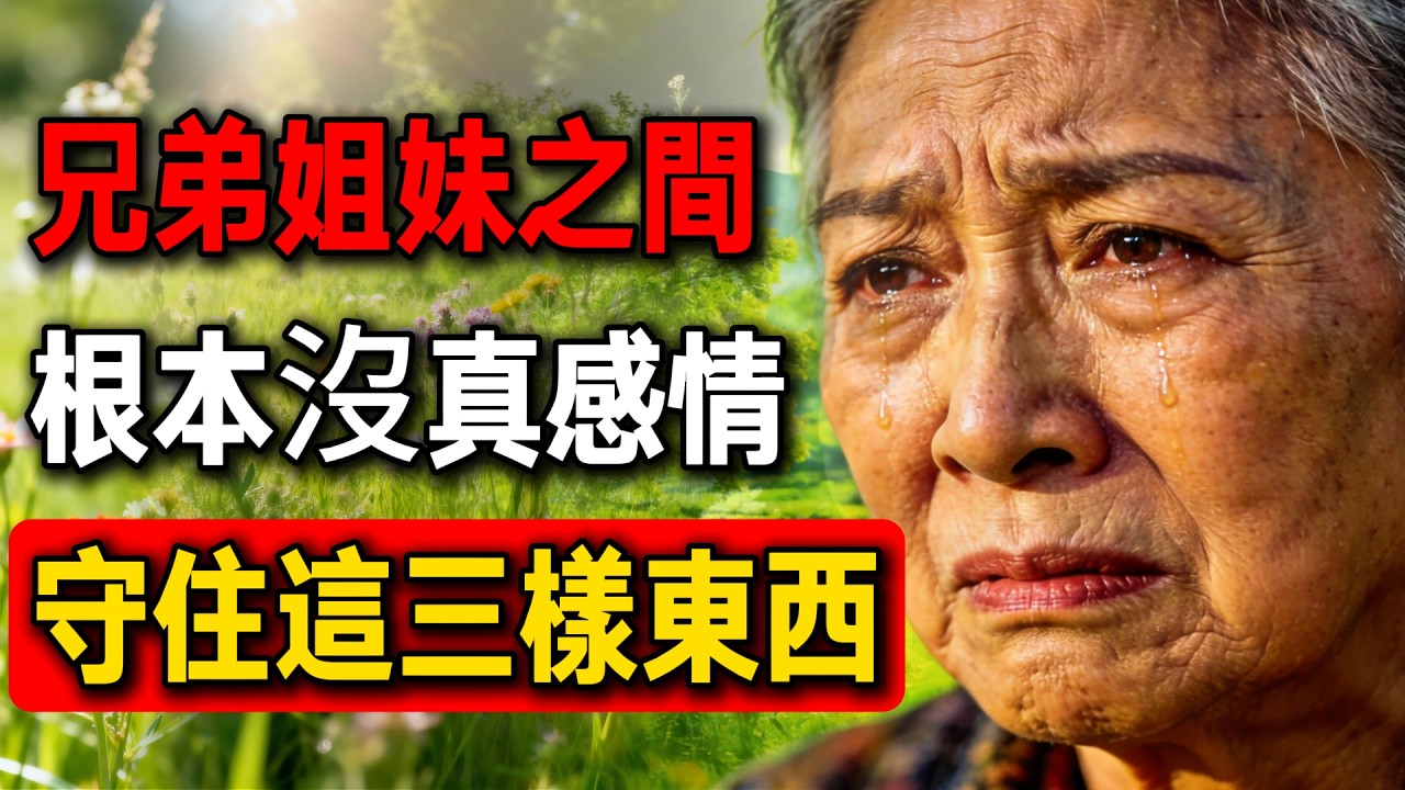 人到晚年，兄弟姐妹越來越冷漠？做好這