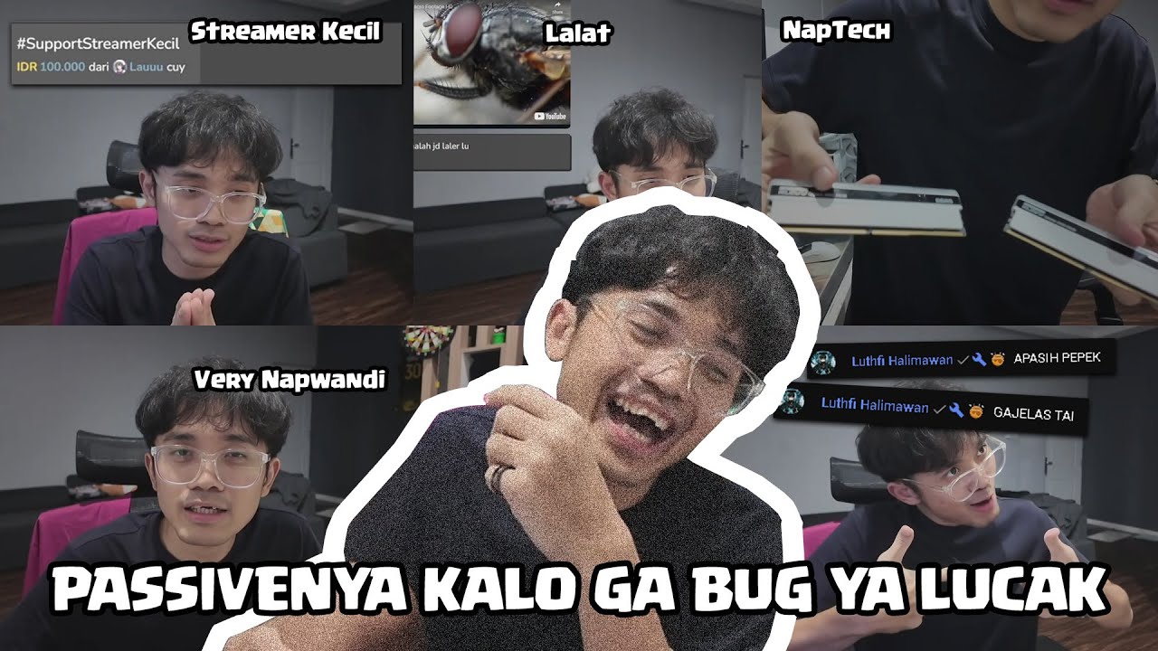Streamer ini punya pasif hobinya kalo ga ngebug ya lucak [ Naplive Random Moment Clip ]