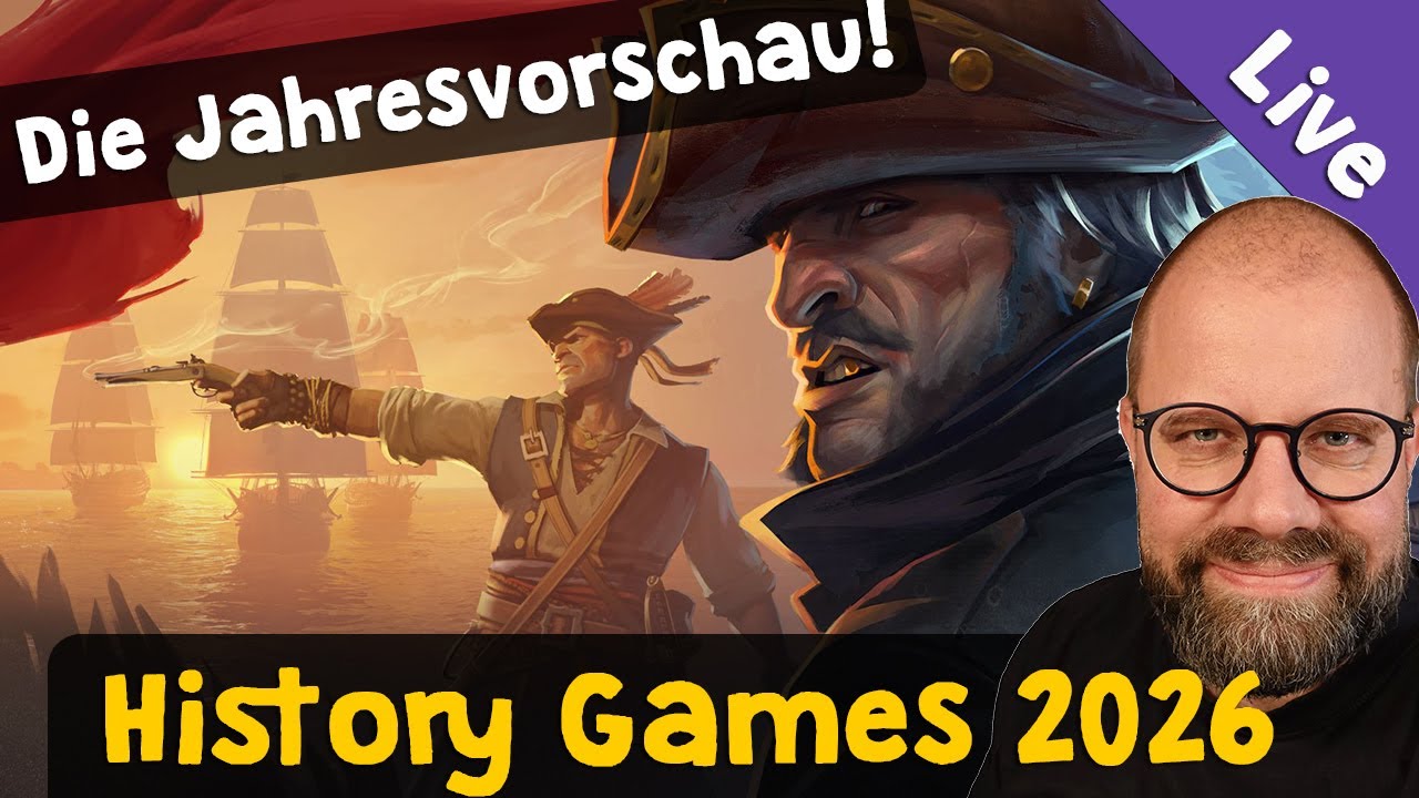 Die History Games 2026 ✦ Eine Jahresvorschau auf 40 kommende Spiele (Livestream-Aufzeichnung)