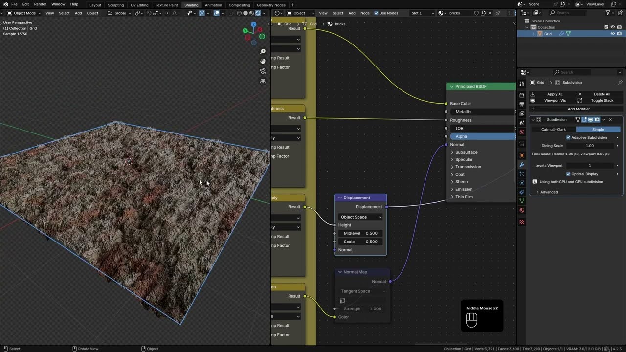 Cómo combinar texturas en Blender 4.2 | Español