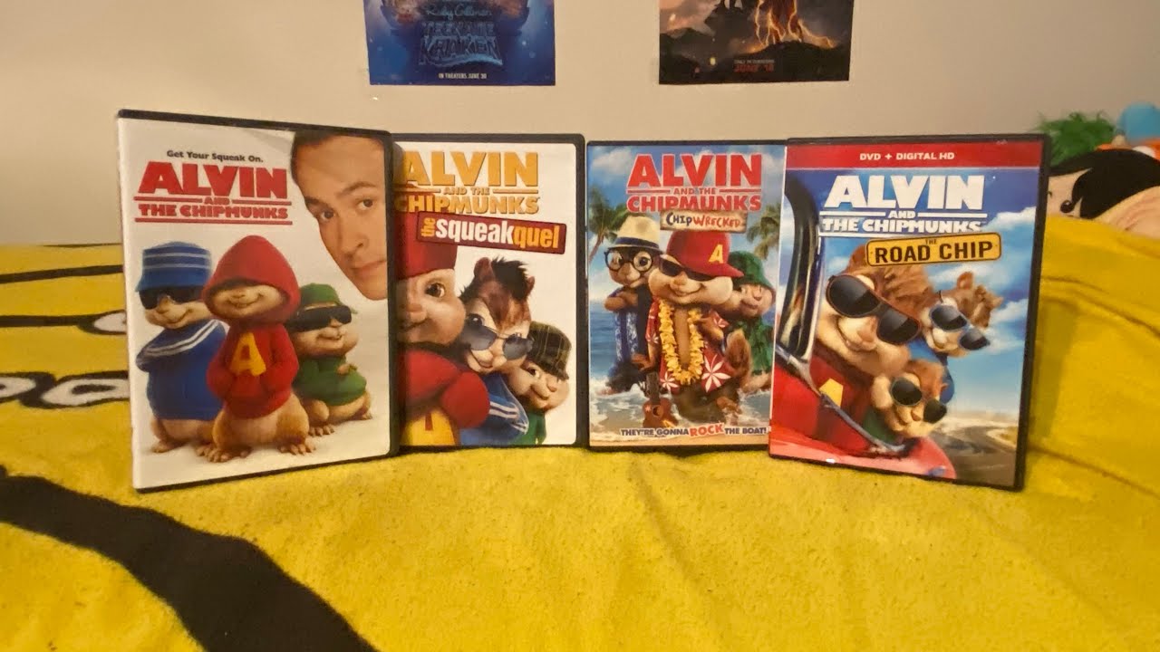 Alvin and the chipmunks collection movies DVD ￼