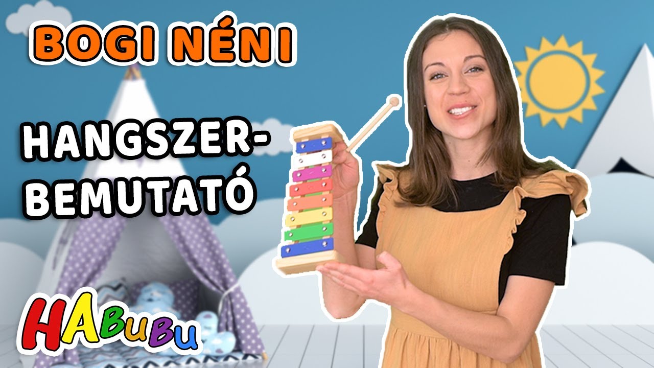 Xilofon &eacute;s Cs&ouml;rgődob | Hangszerbemutat&oacute; | Bogi N&eacute;ni kedvenc hangszerei