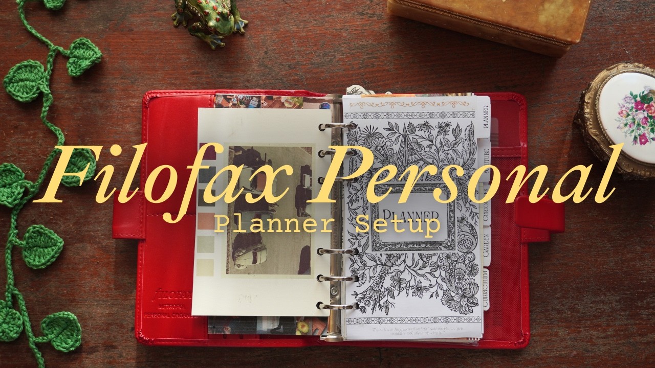 Filofax Personal Set up ✨ Custom insert ideas and walkthrough