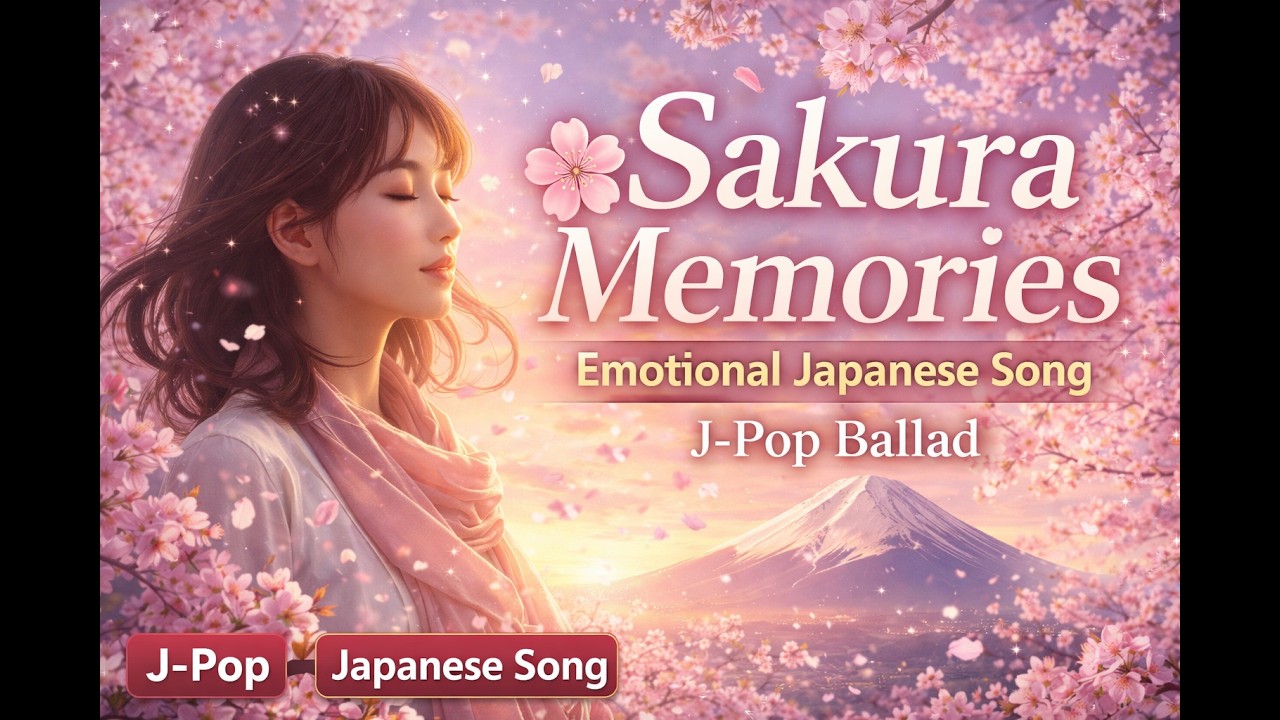 Sakura Memories 🌸 | Emotional Japanese Song | J-Pop Ballad