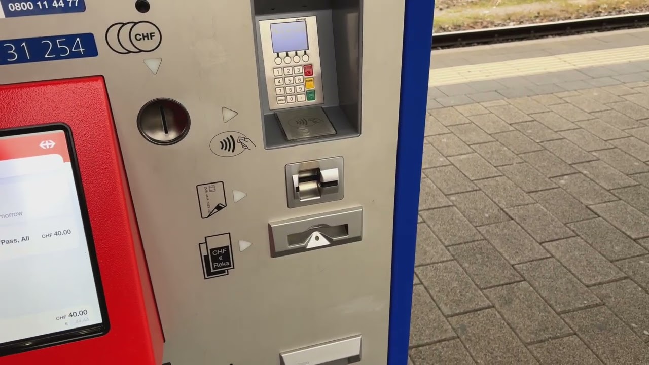 Billettautomaten SBB 2025 CH