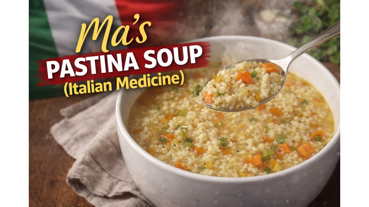 Ma’s Italian Medicine Pastina: The Little Soup That Cures Everything | For the Love of Ma#cooking 