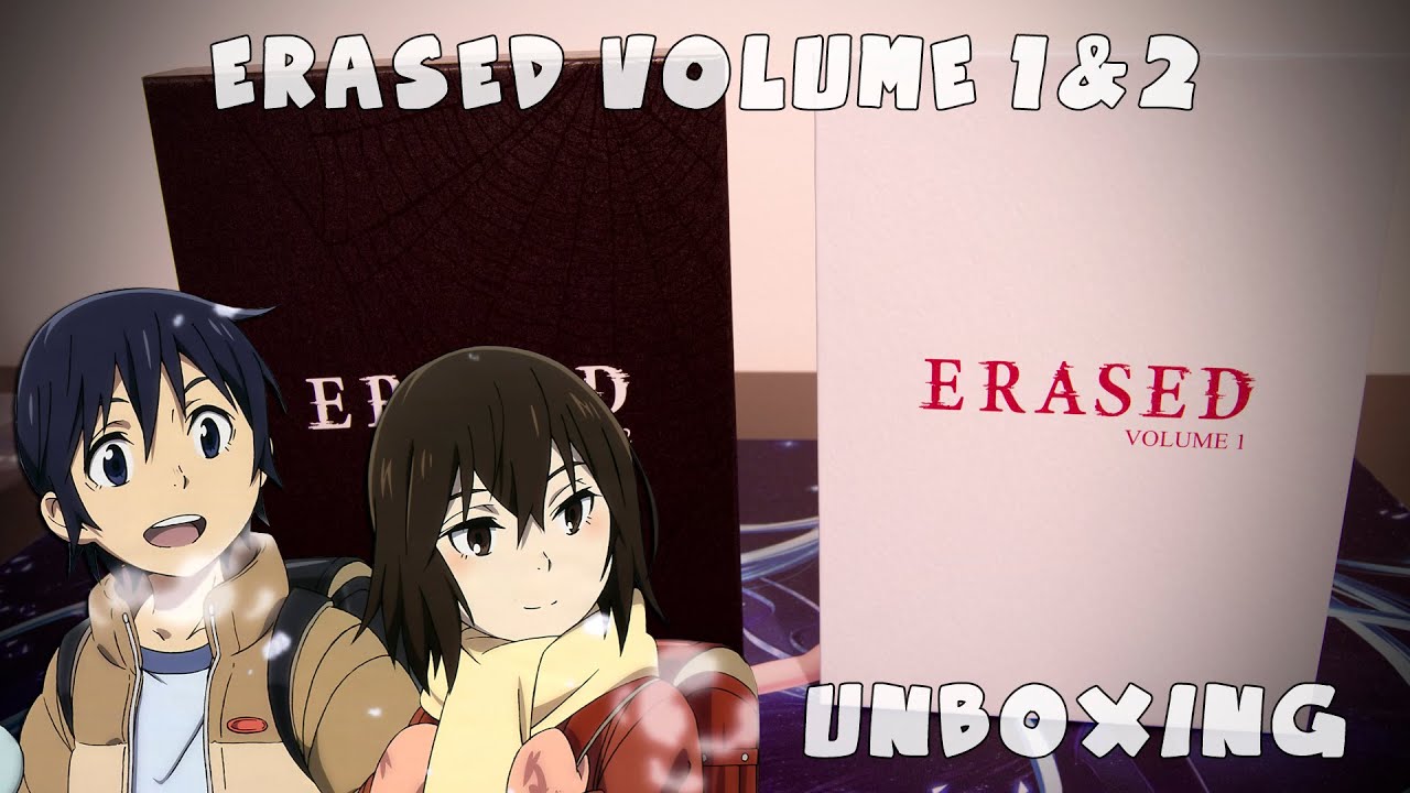 Erased Volume 1 & 2 Blu-ray Unboxing