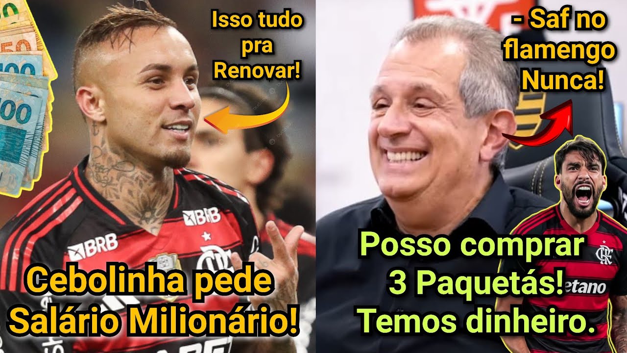 Cebolinha quer salário astronômico pra renovar! Bap diz ter dinheiro pra comprar 3 Paquetás. E+