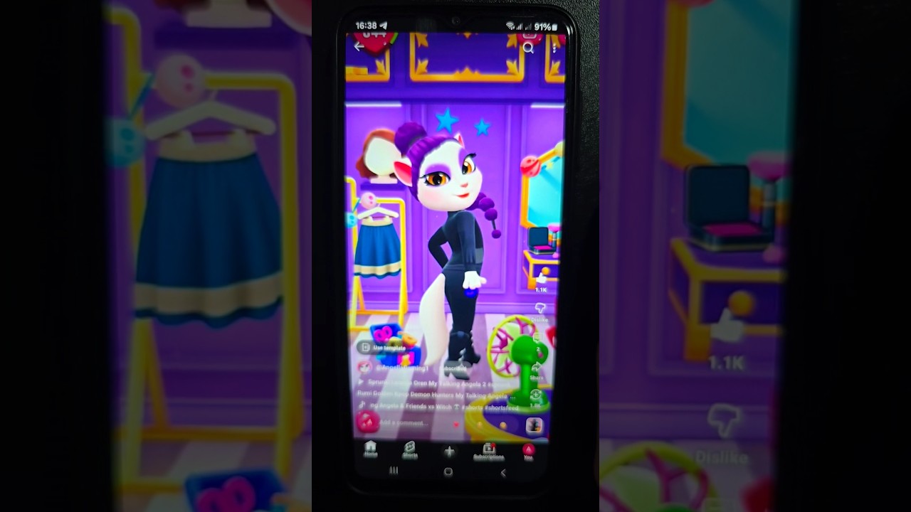 Rumi Golden Kpop Demon Hunters My Talking Angela 