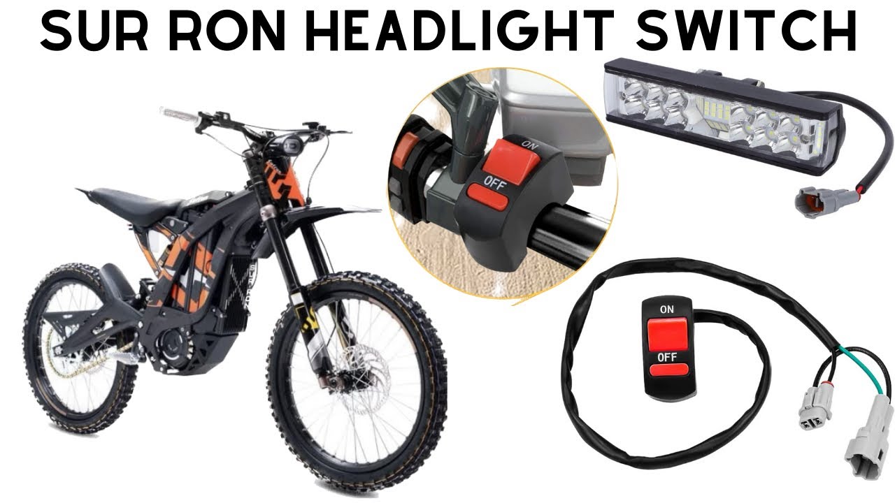 Sur Ron Headlight Switch Install (HOW TO)