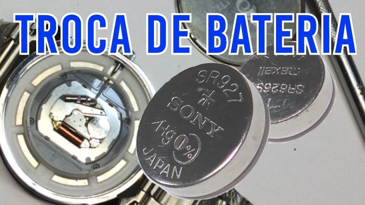 Como Trocar Bateria do Relógio