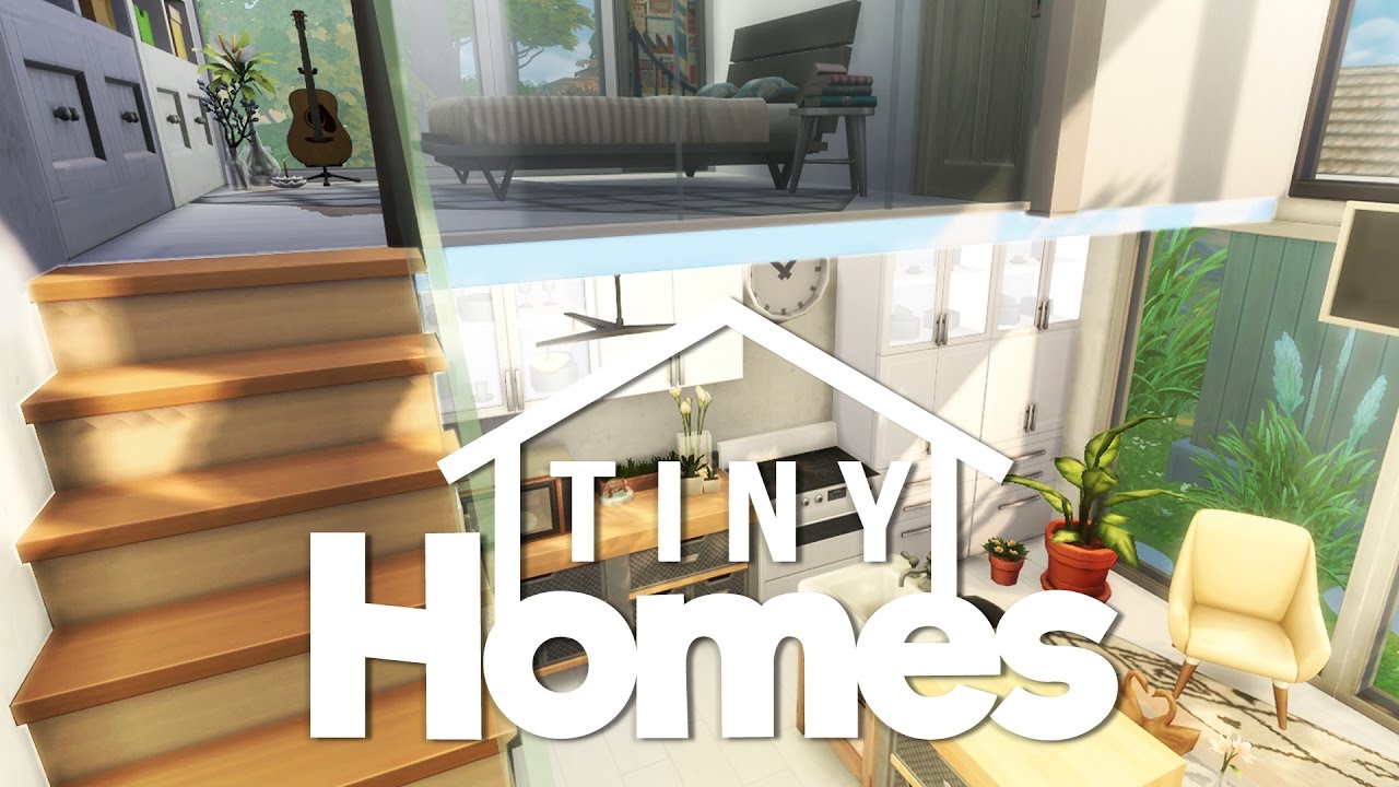 The Sims 4 Building: Tiny Homes // Lovely Modern Loft