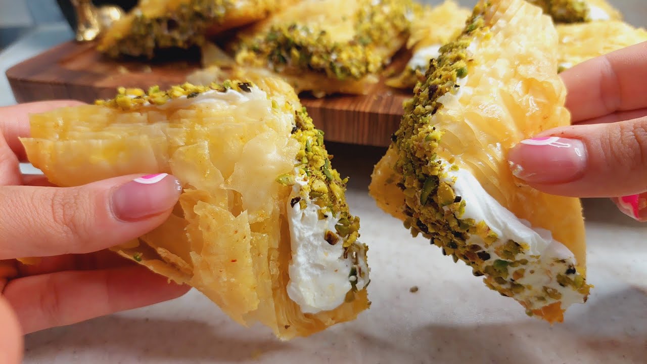 Amazing Creamy baklava: this one of the best Turkish baklava
