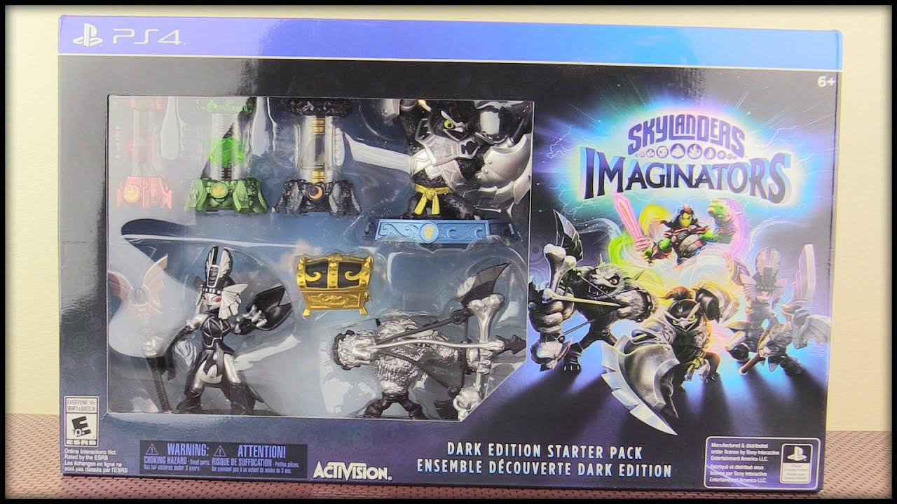 Skylanders Imaginators Dark Edition Starter Pack Unboxing