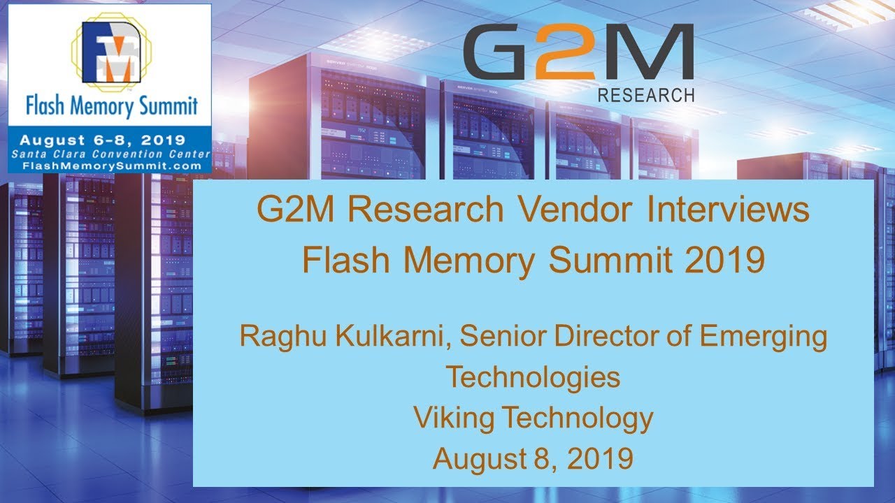 G2M Research FMS 2019 Interview with Viking Technology