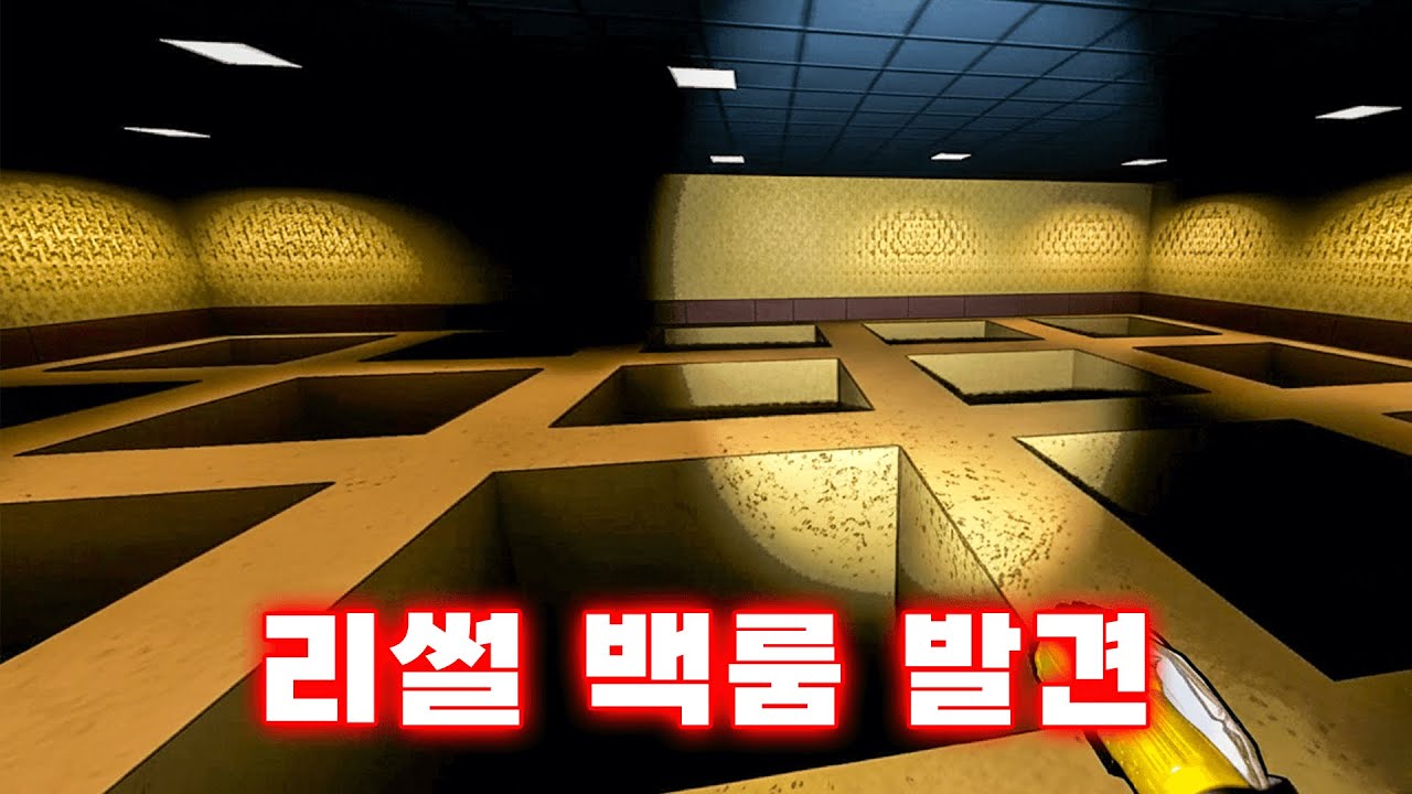 파밍 하다가 숨겨진 맵 '백룸' 을 발견했습니다