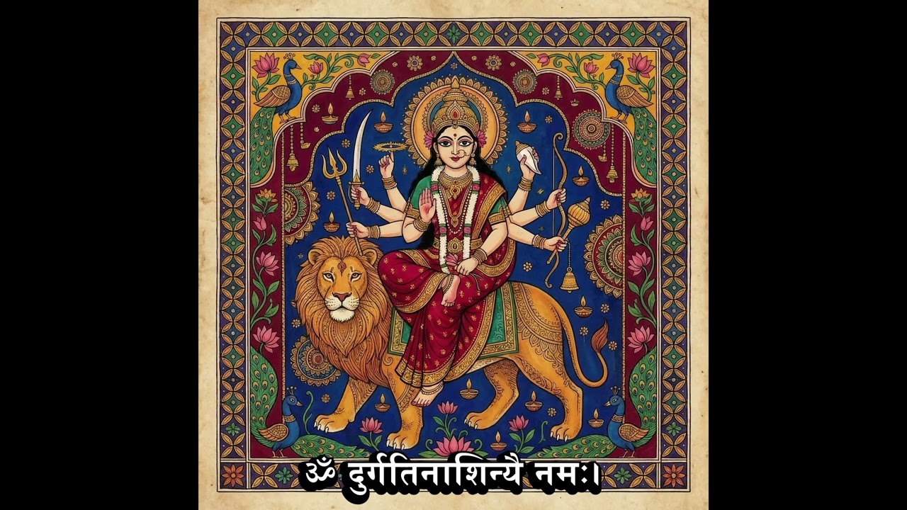 ॐ दुर्गतिनाशिन्यै नमः। | Durga Mata Mantra | Powerful Maa Durga Mantra for Removing Obstacles 🙏