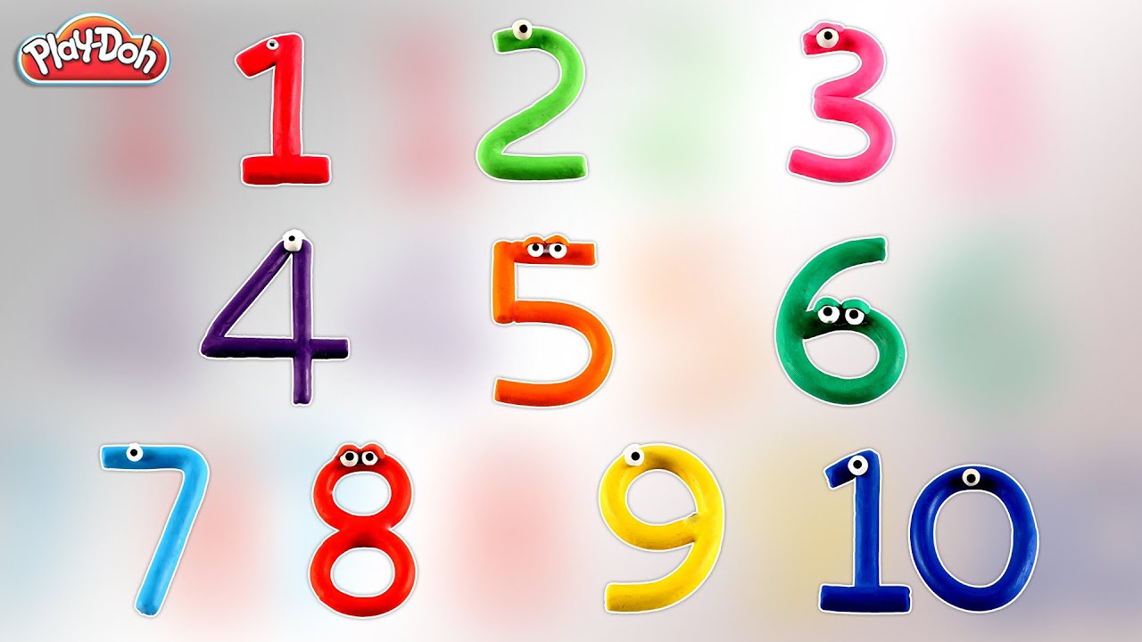 Learn Numbers with Play Doh| Play Doh Numbers Song | Kids Learning Numbers | Play Doh Stop Motion