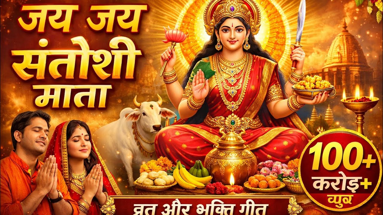 जय जय संतोषी माता 🙏 | Santoshi Mata Bhajan | शुक्रवार स्पेशल संतोषी माता भजन | #vairalbhajan ✅
