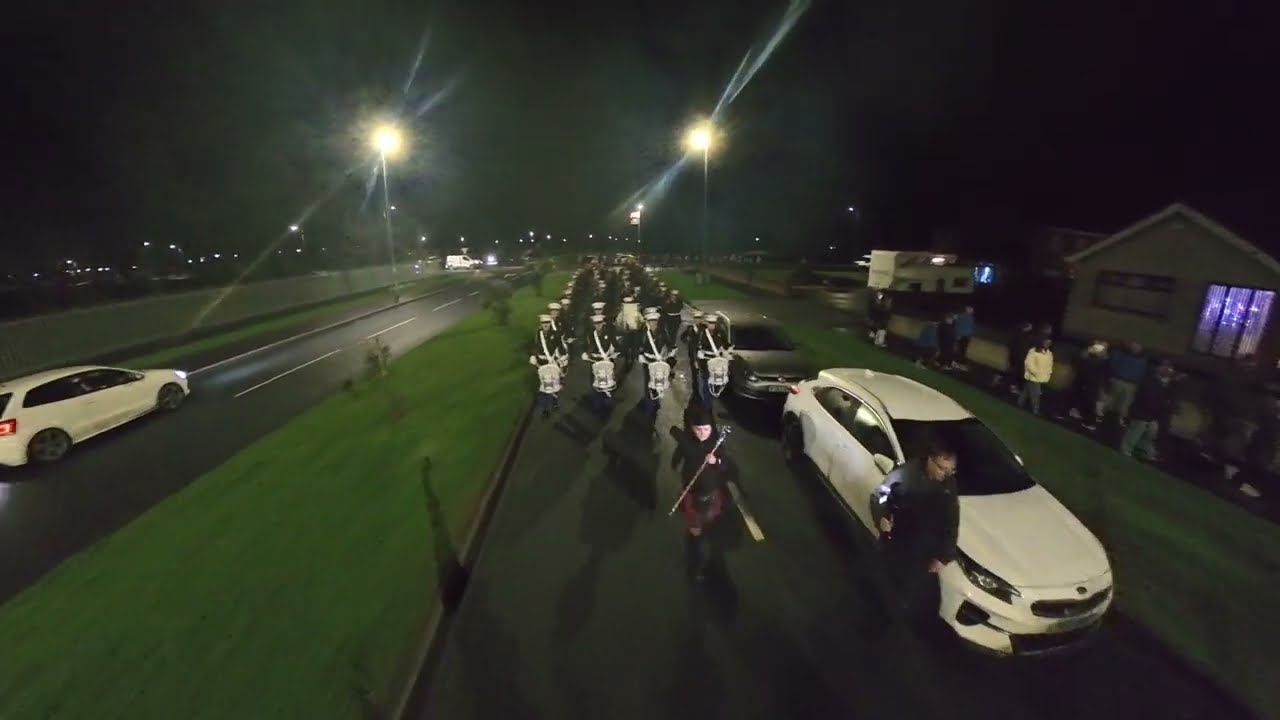 Mourne Young Defenders @ ABOD Mourne Branch Shutting of the Gates Parade 2025 Clip 2