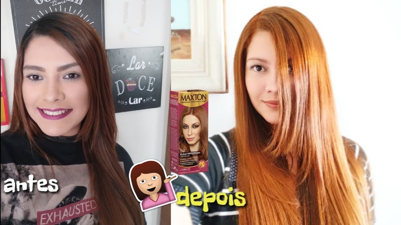 RUIVA EM CASA |MAXTON RUIVO ACOBREADO 7.43
