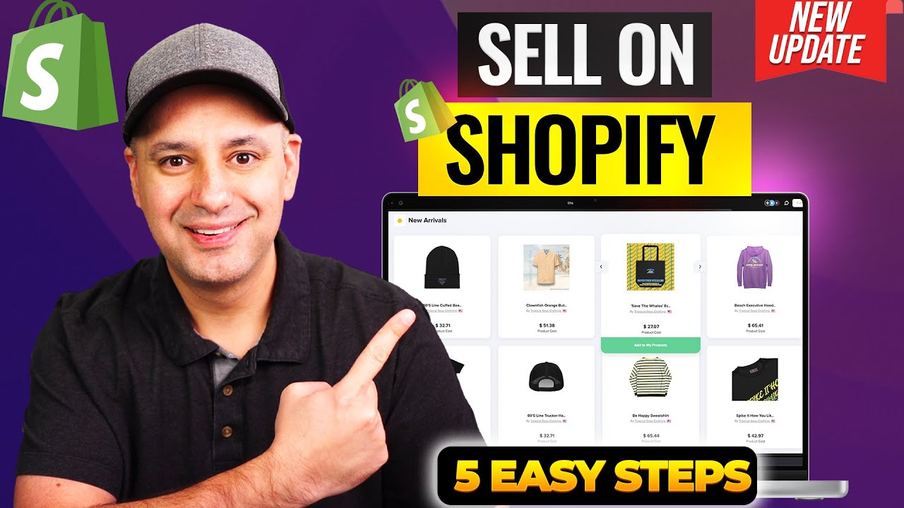 How to Sell on Shopify- Simple 5 Step Process