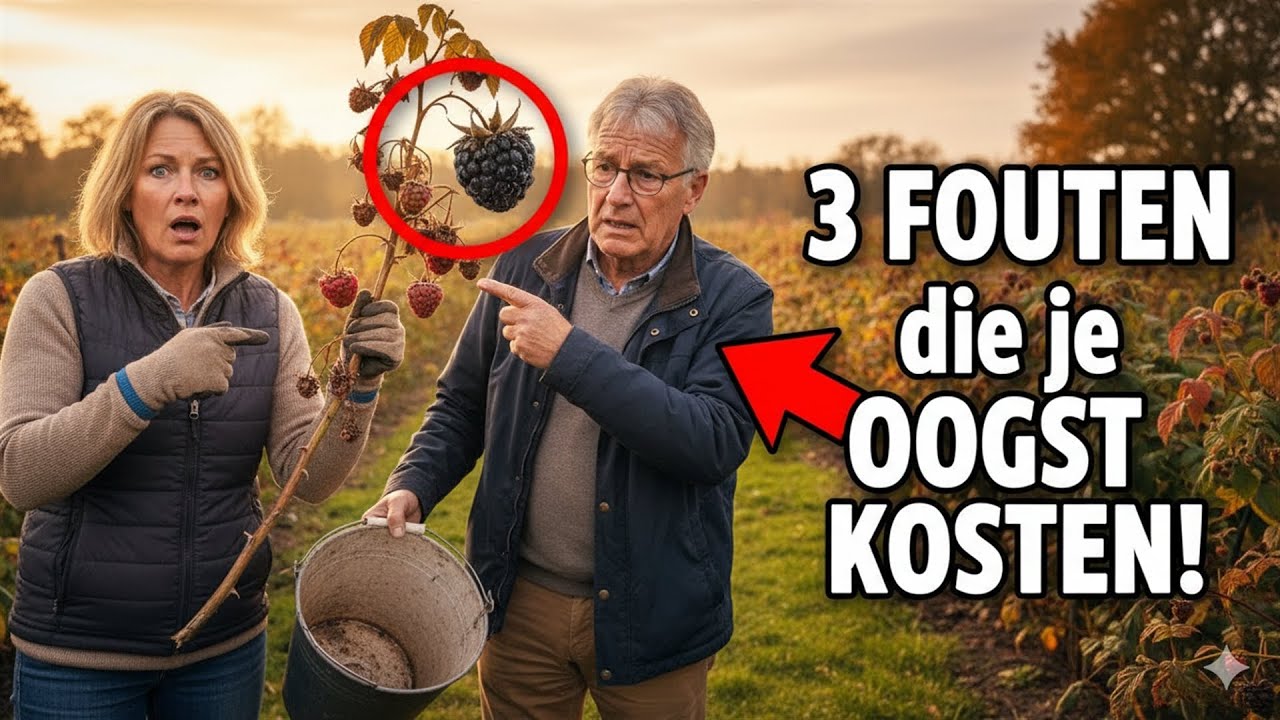 DOE DIT NIET met je frambozen in de herfst! ❌ 3 CRUCIALE fouten die je je oogst kosten.
