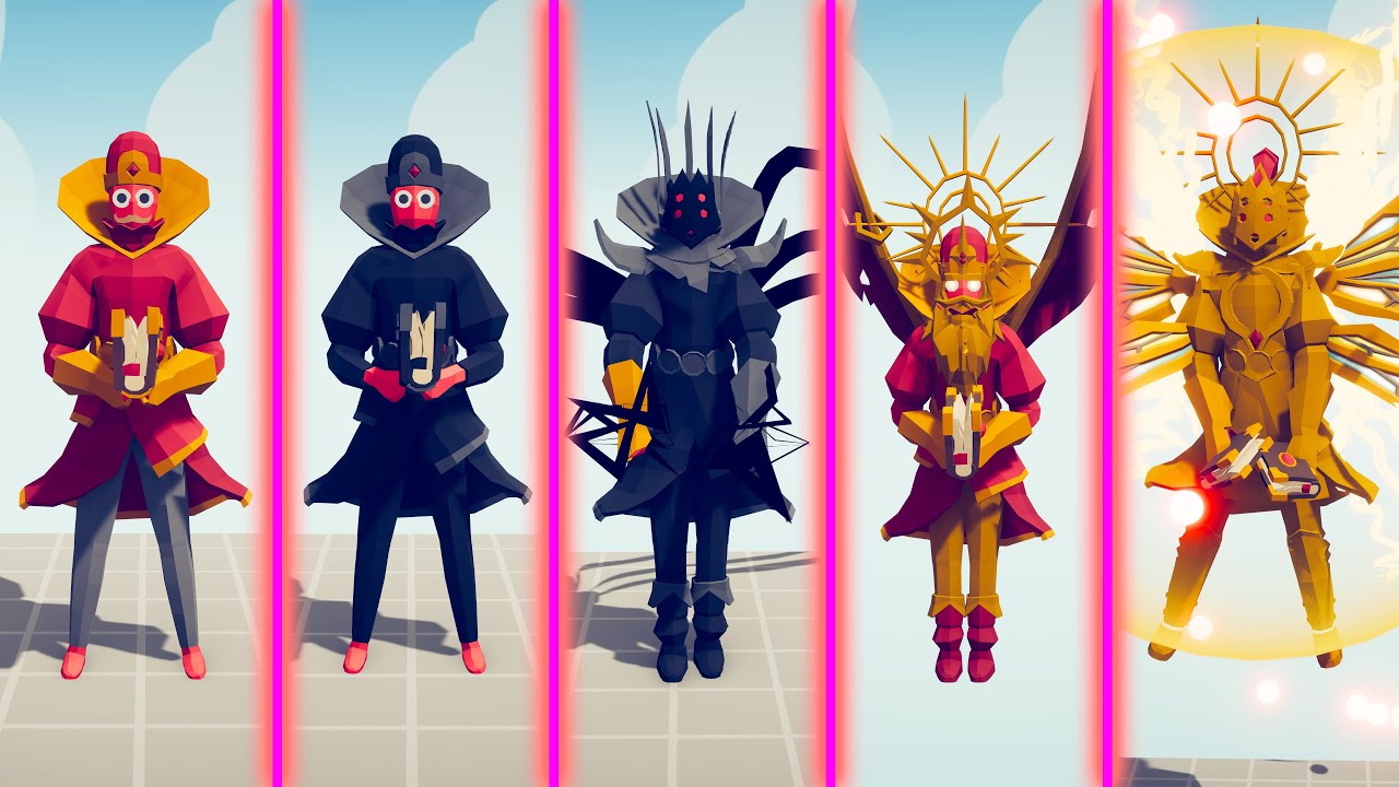 EVOLUTION OF DIVINE ARBITER - Totally Accurate Battle Simulator TABS