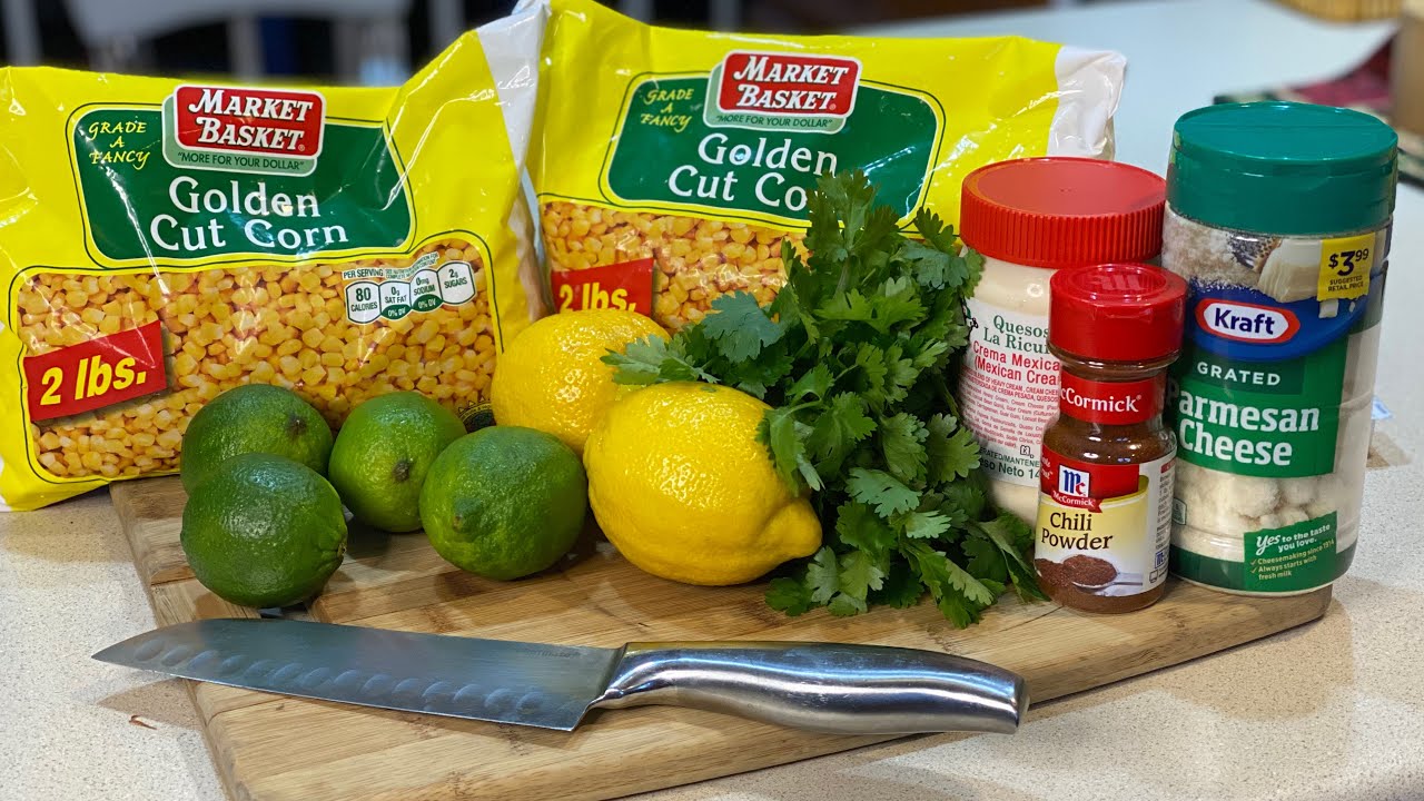 Watch me make Mexican Street Corn in a skillet!