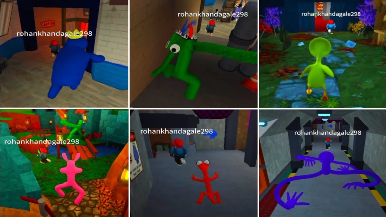 TOP 6 SCARIEST Rainbow Friends jumps ares! Roblox Rolplay...#.grin,red monstar...#
