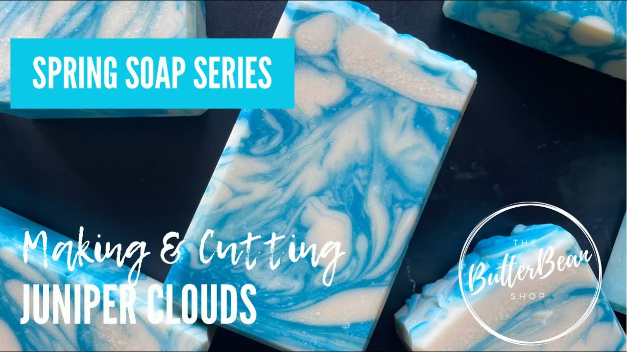 Making Juniper Clouds Cold Process Soap