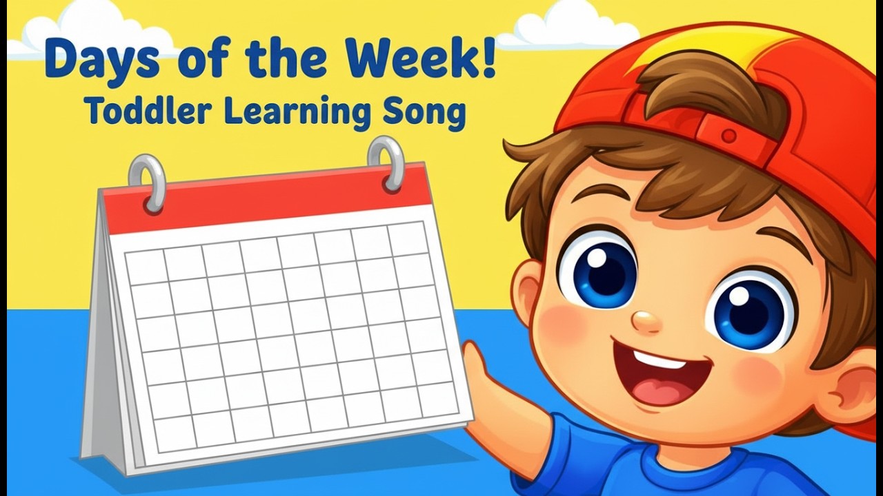 Days of the Week Song for Kids | Monday to Sunday with Leo | Toddler Learning Song