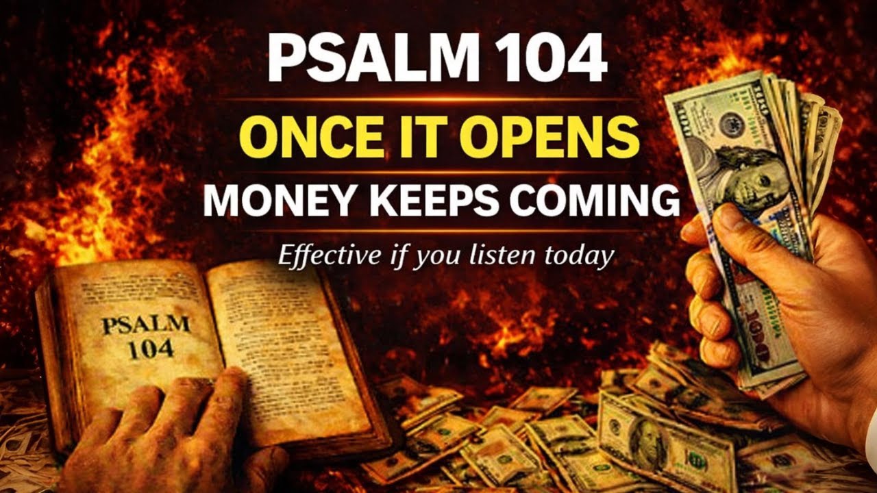 ✨ PSALM 104 OPENING A CONTINUOUS FLOW OF PROVISION — MONEY COMES WITHOUT END