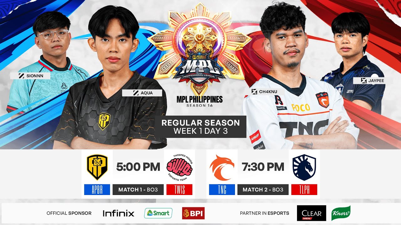 🔴 LIVE | MPL PH S16 | ENGLISH - Week 1 Day 3