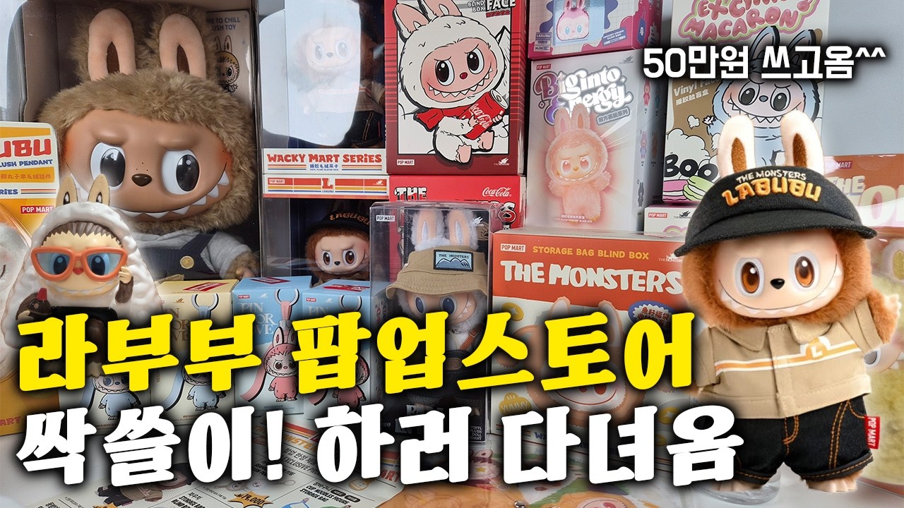 라부부 성수 팝업 한정판 GET 😱 왕복 8시간 반+50만원 FLEX 언박싱