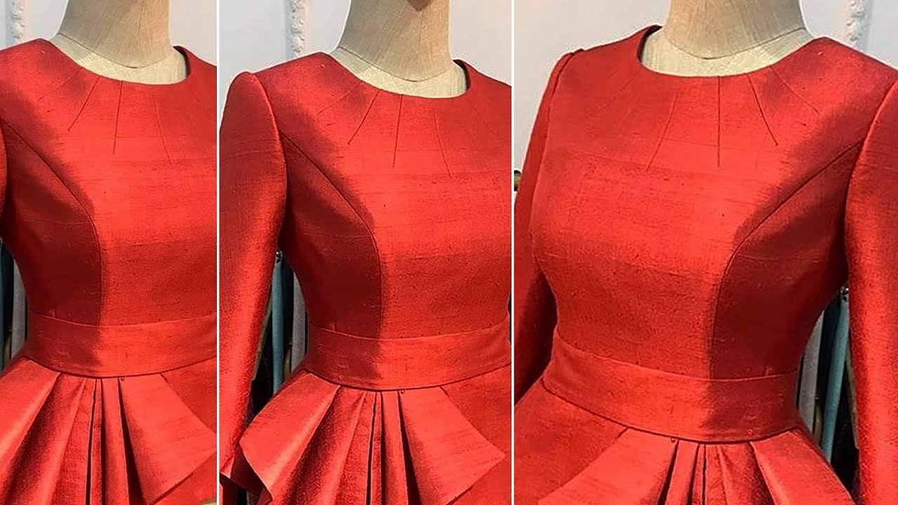 How to Cut a Princess Bustier (Pattern Drafting)…..