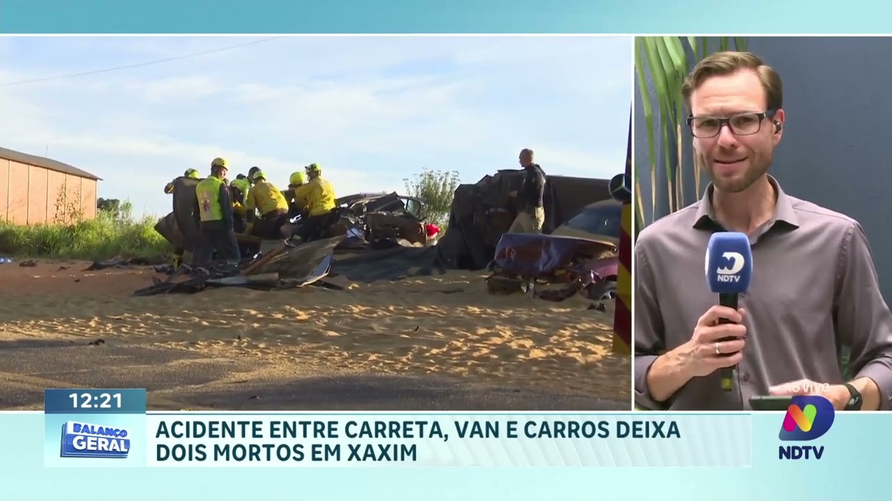 Acidente grave na BR-282 em Xaxim deixa casal morto no fim de semana