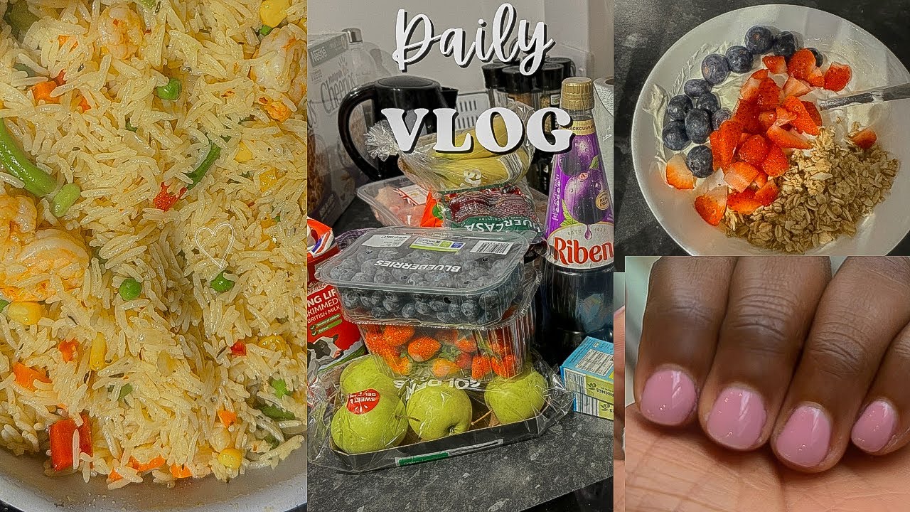 Day in my life, off duty | Shopping | cooking | nails 