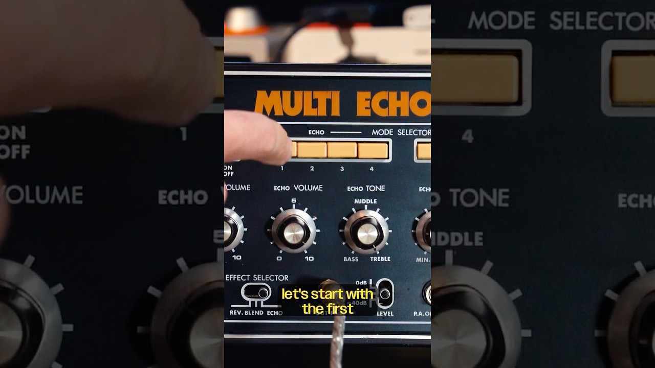 Как работает Tape Echo #tapeecho #guitar #guitareffects