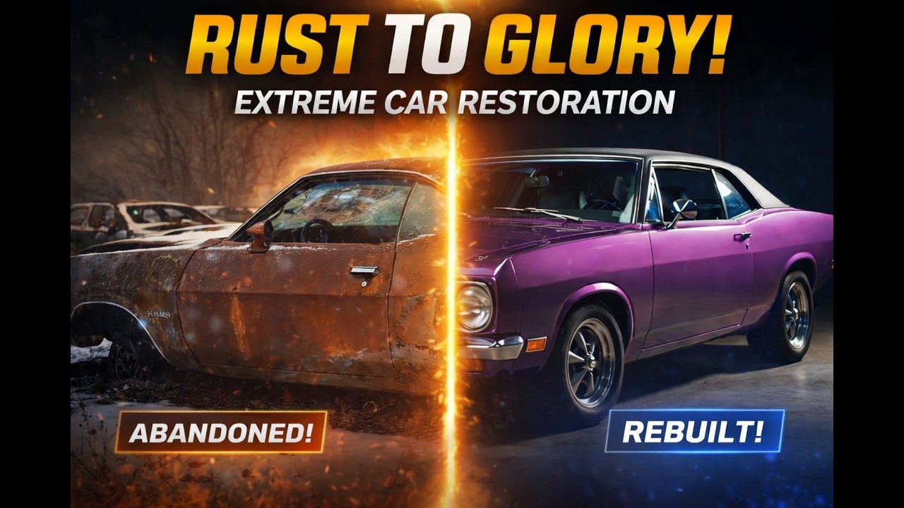 Extreme Abandoned Car Restoration | From Rust to Glory