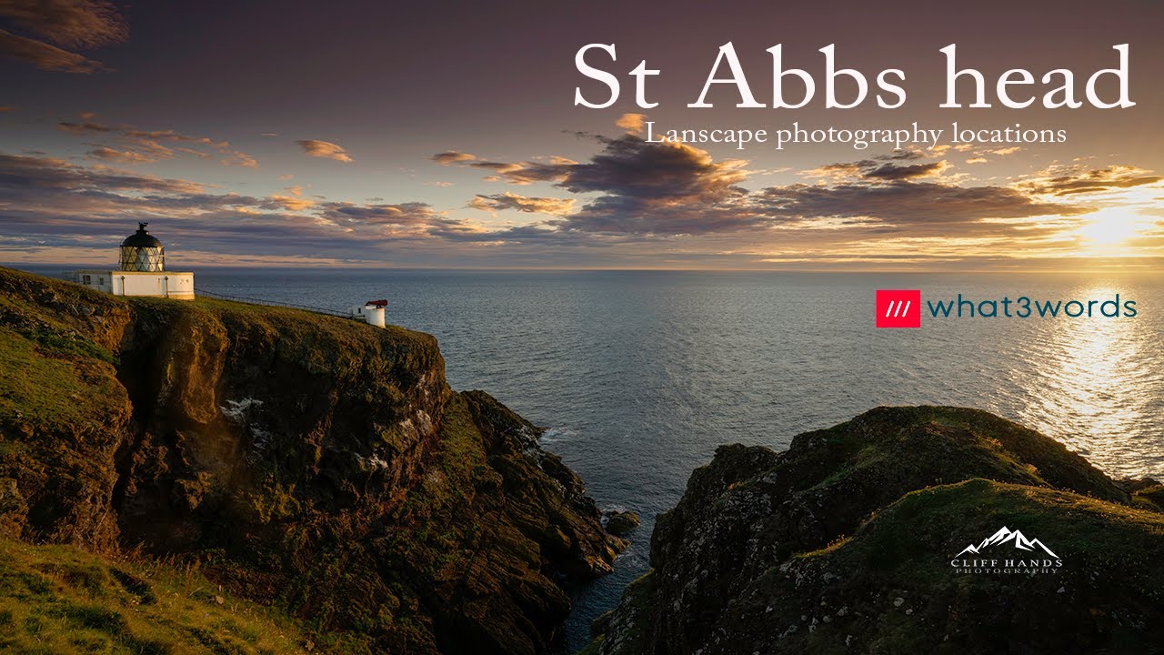 St Abbs head sunrise and sunset. Landscape Photography locations