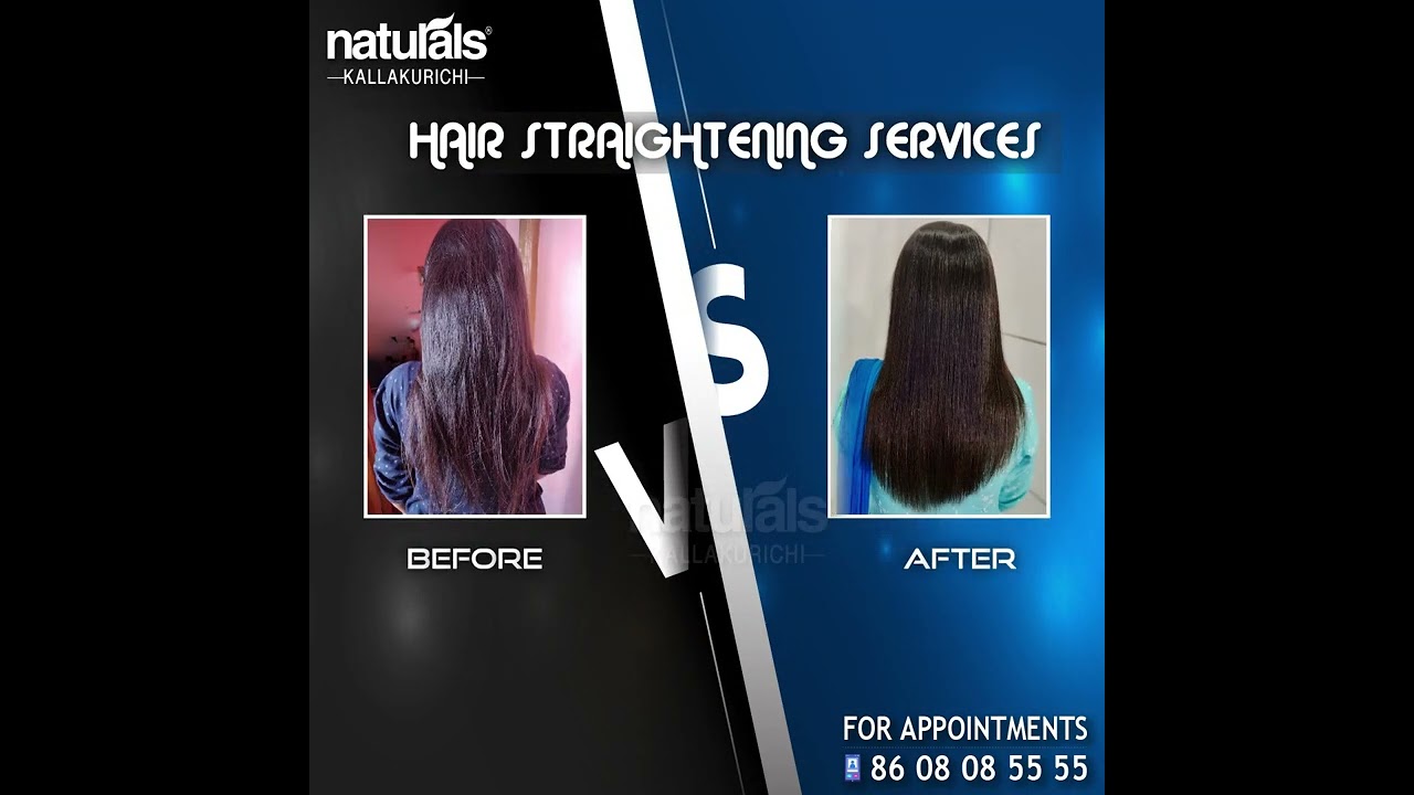 Silky Soft Hair Style💇🏻‍♀️ Transformation | Hair Straightening | Kallakurichi | Quality Services