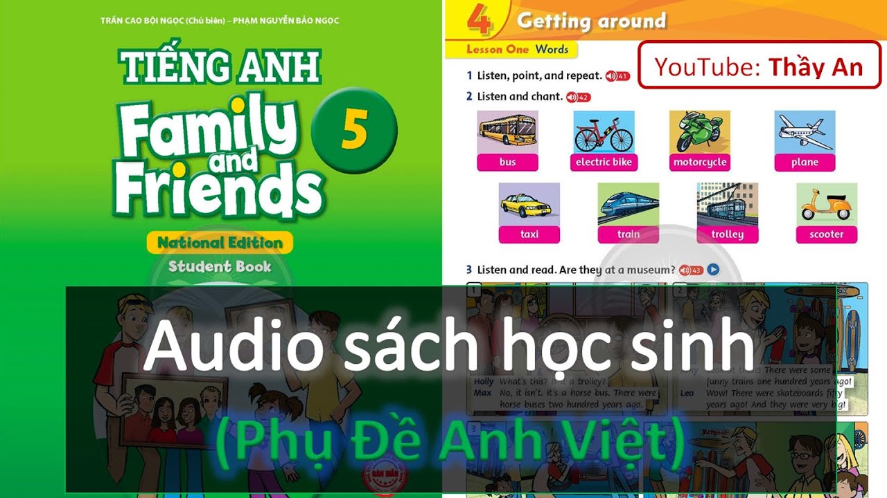 UNIT 4. GETTING AROUND | Audio Sách Học Sinh Tiếng Anh 5 Family and Friends National Edition Mới