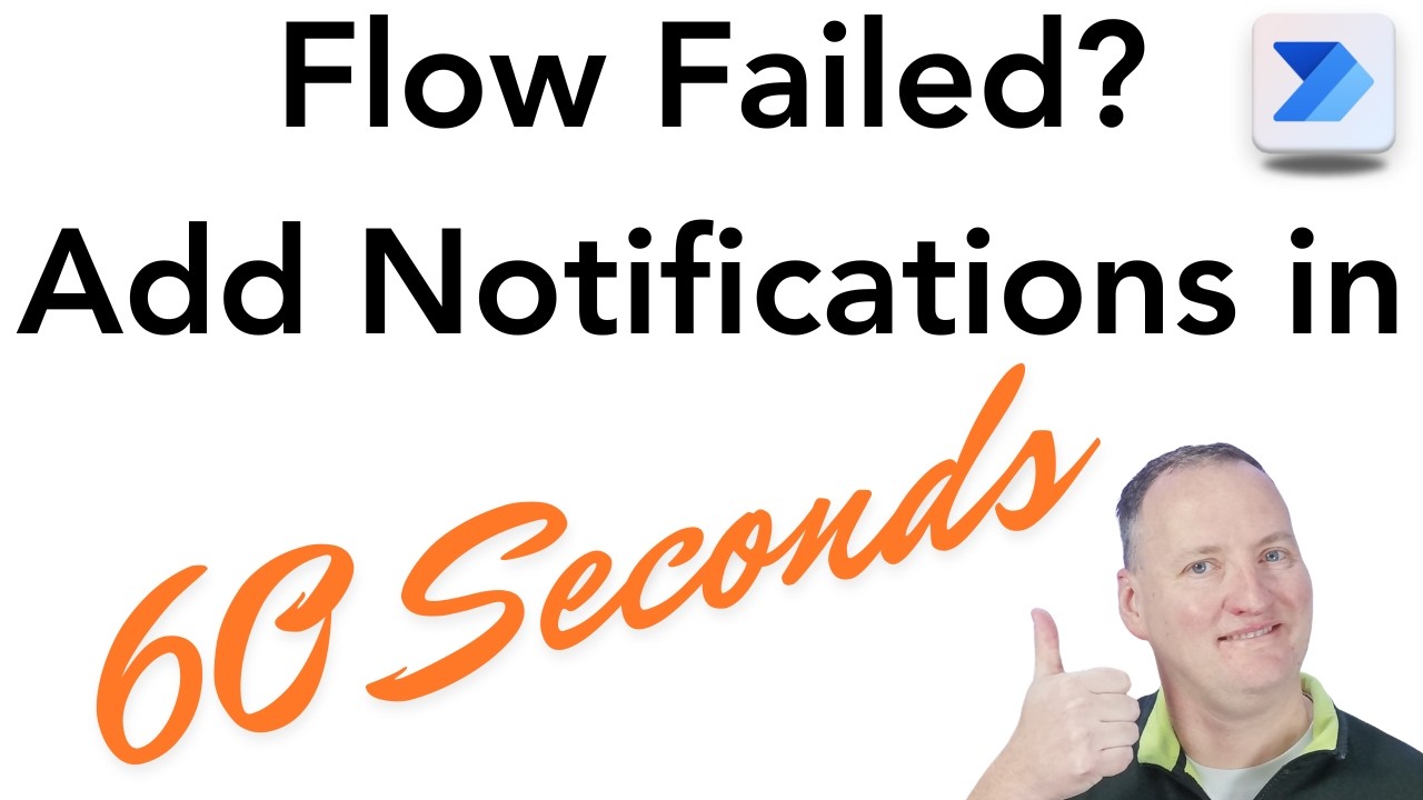 Quick - Power Automate Flow Error Notifications